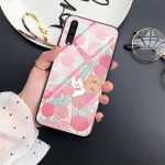 Karastatud klaasist lilledega lilleline &uuml;mbris Samsung Galaxy A13 5g A03 A72 A22 A21s A52 A70 A71 A73 A53 A03 Core A42 tagumise korpuse katted For Samsung A72