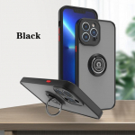 S&otilde;jav&auml;elise magnetr&otilde;nga hoidiku alusega matt &uuml;mbris iPhone 14 13 12 Mini 11 Pro Max Plus XS Xr 7 8 p&otilde;rutuskindel l&auml;bipaistev kate For iPhone SE 2020 punane