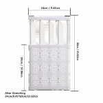 Majapidamises kasutatavad reguleeritavad garderoobiriiulid, riidekapi korraldus, seinale kinnitatavad riiulid, majapidamistarbed 38x60 cm