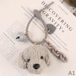 Kawaii Dog Plush Pet Lovers Diy v&otilde;tmehoidja kvaliteetne ripats paarid sobivad
