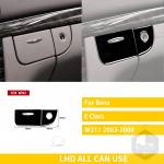 Mersu E-klass W211 2003-2009 Tarvikud Auto Must Salongi Hoiukarp V&otilde;tmelukk Liist Kleebis Plastik black LHD must