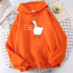 Rahu pole kunagi olnud valik Hoodie printimine Naljakas kapuutsiga dressipluus Uudsed Suurem&otilde;&otilde;tmelised topid Harajuku m&uuml;ts, k&ouml;is kapuuts L