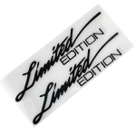 1 paar Creative Car Mootorratta helkurkleebiste kleebised Mood Autokere klaasist Dekoratsioon Peegeldav Laserkleebis must