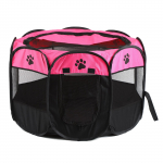 9 v&auml;rvi Kaasaskantav kokkupandav lemmiklooma koer kassi m&auml;nguaedik telk Koerte harjutused &otilde;ues koerad kassid pesamaja koeraaed Bassein koera trepid S  73cm x73cmx 43cm Heleroosa