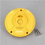 CNC alumiiniumist v&otilde;tmeta Honda CBR 600 F4 F3 F2 jaoks 1991-2008 Mootorratta tarvikud K&uuml;tuse gaasipaagi kork kuld