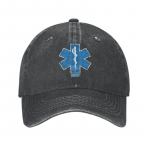 Mood Unisex Puuvillane Emt Star Of Life Pesapallim&uuml;ts t&auml;iskasvanutele parameedik kiirabi reguleeritav isam&uuml;ts naiste unisex hiphop Adult Baseball Cap