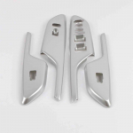 For Hon da New Ci vic 10th gen 2016 2017 2018  LHD Car Interior Armrest Window Lift Switch Button Cover punane