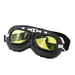LMoDri Retro mootorratta motokrossi kiiver Piloodi kaitseprillid Jet Aviator Vintage Pilot Prillid Mootorratta t&otilde;ukeratta prillid UV jaoks 4 gray