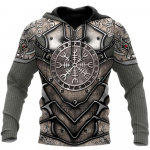 Kevad-s&uuml;gismood Retro Meeste Pusad Viking Hundi ja Draakoni t&auml;toveering 3D Prinditud Meeste Dressipluus Unisex Pikkade Varrukatega Pullover L