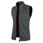 2025 S&uuml;gis/Talv Uus Meeste Lukuga Vest Fliisist Kootud Slim Fit Kampsun 2XL