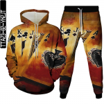 Pokker Graphic 3D Print Meeste &otilde;ues Mood Riided Spordidress Kost&uuml;&uuml;m Homme 2-osaline Komplekt Kapuutsid Jooksup&uuml;ksid Suured S-6XL XXL