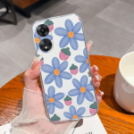 Telefoni&uuml;mbris OPPO jaoks A17 A15 A33 A52 A58 A71 A78 A96 A36 Moodne naiste telefonikott Pehmest silikoonist TPU l&auml;bipaistev p&otilde;rutuskindel matt kate OPPO kaitseraua jaoks OPPO A1 5G