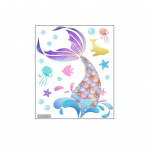 Tualettkleebised Kergelt kooritavad v&auml;rvilised kalasabamustriga isekleepuvad kergesti eemaldatavad j&auml;ljeta vannitoakleebised tualettruumi kaunistustega seinakleebised