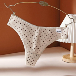 TERMEZY seksikas naiste puuvillane p&uuml;ksik Ventilate Wave Point aluspesu Lady Madala v&ouml;&ouml;kohaga G String J&auml;ljeta mugav pesu S