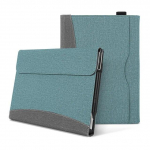 Portfoolio &auml;rijuhtum Microsoft Surface Pro 7 6 5 4 12.3/Pro 8 9 13 tahvelarvuti &uuml;mbrise jaoks PU-nahast kate Surface Go 2 3 10.5 Funda Surface Pro 4 sinine