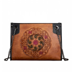 Vanad reljeefsed ehtsast nahast naiste &otilde;lakotid naiste &otilde;htusele Crossbody kott GZW 30*11*22cm punane