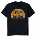 Farm Life Retro Unisex T-s&auml;rk S