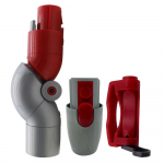 P&auml;&auml;stikulukk ja alumine adapter Dyson V7 V8 V10 V11 kiirvabastust&ouml;&ouml;riista &uuml;lemise adapteri 967762-01 vaakumtarvikute jaoks