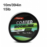 10 M karpkala &otilde;ngen&ouml;&ouml;r, kaetud konksu l&uuml;li 25 35 LB p&otilde;imitud HookLink Skinlink poolj&auml;ik karv latikas linask j&auml;me p&uuml;&uuml;givarustus