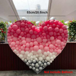 53 cm s&uuml;damekujuline &otilde;hupalliraam Lateks &otilde;hupallide vahtplaat ilma &otilde;hupallideta t&auml;itekarbita s&uuml;nnip&auml;eva pulmapeo kaunistuseks