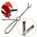 1 piece Dental Zygoma Retractor Stainless Steel Cheek Retractor for Lateral Teeth in The Upper Jaw Surgical Retractor 1 piece