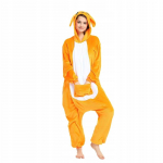 Kigurumi Animal Cosplay kapuutsiga kombinesoon pidžaama meeste naiste pikkade varrukatega talvine soe Rompe magamisriided Panda Lion, leopard, elevant, sebra, tiiger cosplay XL