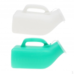 2 tk meeste konteiner WC-&auml;mbri kamber kaanega pissipott / liikuvuse ja igap&auml;evaste abivahenditega voodipannid