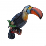 Tukaani linnuvaigust skulptuur Ornament Kodukaunistus Statue Art