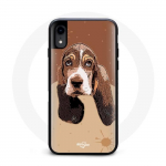 Iphone X Basset Houndi &uuml;mbris
