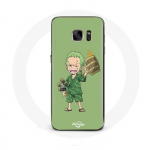 &Uuml;mbris Samsung Galaxy S7 Edge One piece Manga Roronoa Zoro jaoks