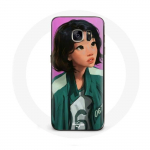 &Uuml;mbris Samsung Galaxy S6 Edge Squid Game Kang Sae Byeok art jaoks