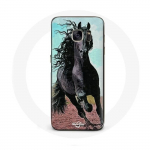 &Uuml;mbris Samsungi galaxy S6 edge friisi t&otilde;ugu Black Horse jaoks