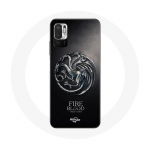 &Uuml;mbris Xiaomi Redmi Note 10T 5G Game Of Thrones Targaryen of Fire and Vere jaoks