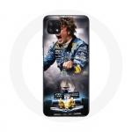 &Uuml;mbris Samsung Galaxy A22 5G vormel 1 Fernando Alonso F1 draiveri jaoks