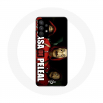 Coque pour Samsung Galaxy A13 4G / A13 4G Lite La casa de papel Le masque dali