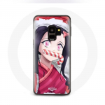 &Uuml;mbris Samsung Galaxy S9 Plus Anime Demon Slayer Kamado Nezuko 2023. aasta j&otilde;ulup&uuml;ha jaoks