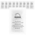 Arnon Dead Sea Salt Bath Salt Natural, 80g, 10 pieces