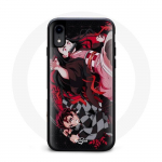 Coque pour Iphone XR Demon Slayer Tanjiro Nezuko Attaque Combat - Maniacase