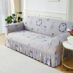 Elutoa elastne diivani kate Prinditud diivani kate L-kujuline diivani m&ouml;&ouml;bli kaitsekate Magamistoa kodukaunistusega diivanikate Large(190-230cm)1PC