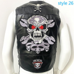 Vest Street Punk Vest Jope Varrukateta Harley Mootorrattam&auml;rgi Tikitud Vest M