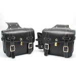 Retro mootorratta rippkott Harley Crown Prince auto k&uuml;ljekoti karbi mootorratta k&uuml;ljekott Veekindel ja p&auml;ikesekaitsega sadula k&uuml;ljekott lukuga 31x12x24cm must