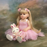 Uus Reborn Doll 55 cm t&auml;isliimi simulatsiooniga Baby Doll Suvine vannitav s&uuml;nnip&auml;evakingitus T&uuml;drukutele m&auml;ngunukud 55cm