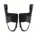 1 paar Hallux Valgus Brace Correction Pedik&uuml;&uuml;ri sokkide sirgendaja suure varba eraldaja splint Correction System seade jalahoolduseks 1 pair must