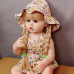 55 cm pestav elutruu pehme k&auml;sitsi maalitud simulatsioon Baby Reborn Doll Lapsed saadavad m&auml;ngunuku Girl