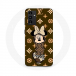 Coque Maniacase pour Samsung Galaxy A34 5g minnie Disney Lv marron