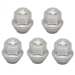 5X auto M12X1.5 kroomitud rattakinnituse mutrid 2434886 ACPA-1012-D2B Ford Foucs Mondeo Kuga Ecosport Fiesta auto rattapoltide tarvikud h&otilde;be