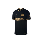 Nike FC Barcelona v&otilde;&otilde;rsillevorm M&auml;ngija versioon Kiiresti kuivav Hingav L&uuml;hikeste varrukatega Jalgpallis&auml;rk Meeste Toppid Must CD4184-011 XS