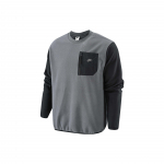 Nike Spordir&otilde;ivad, logotr&uuml;kiga ja esitaskuga fliisist dressipluus, hall FD2376-068 XS