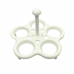 Munakeetja 5 auguga vastupidav k&ouml;&ouml;gitarvikud Aurumunaresti plastikust munade organiseerijad Eemaldatavad aurutatud munaalused k&uuml;psetusn&otilde;ud valge