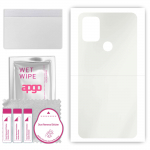 apgo MATTE Protective Skin Sticker for the back compatible with Umidigi Power 3, Wrap Film, Hydrogel Film, Flexible, Soft TPU with positioning layer e